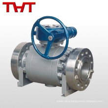 Reliable sealing fixed ball valve